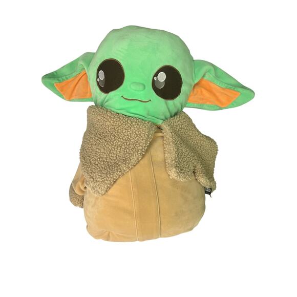 LARGE Star Wars Mandalorian BABY YODA GROGU 20" Plush STUFFED ANIMAL Toy Pillow - Picture 1 of 6